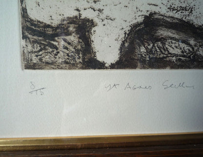 John Emanuel St Agnes limited edition etching