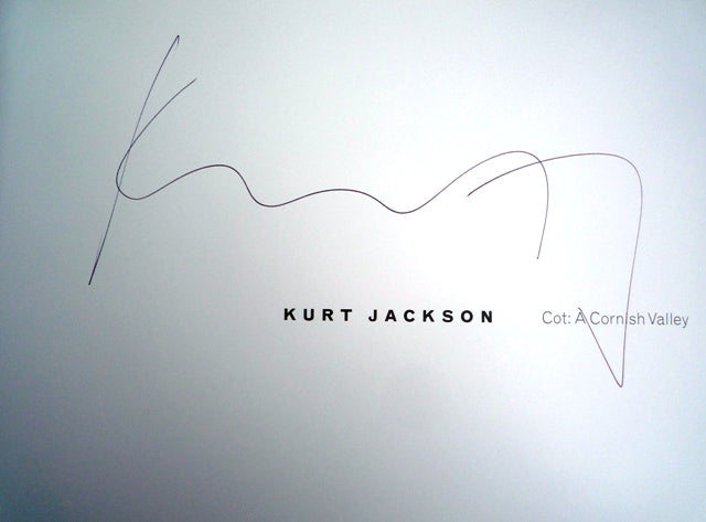 Kurt Jackson Cot: A Cornish Valley signed exhibition catalogue