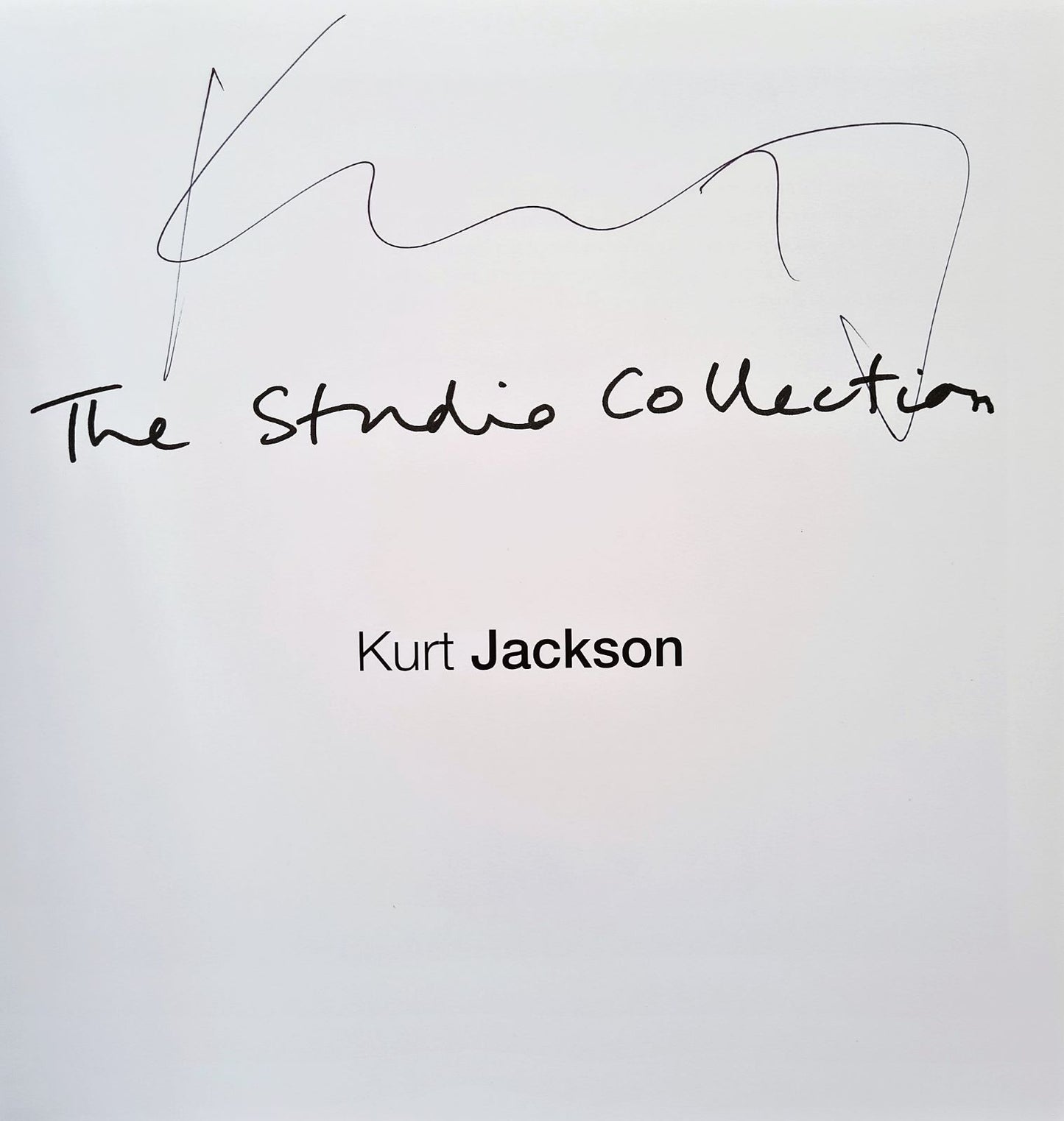 Kurt Jackson The Studio Collection signed catalogue