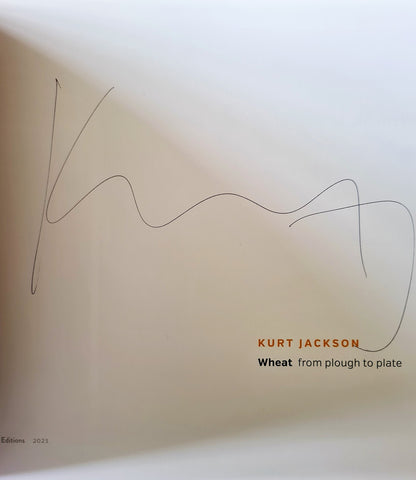 Kurt Jackson Wheat from Plough to Plate signed catalogue