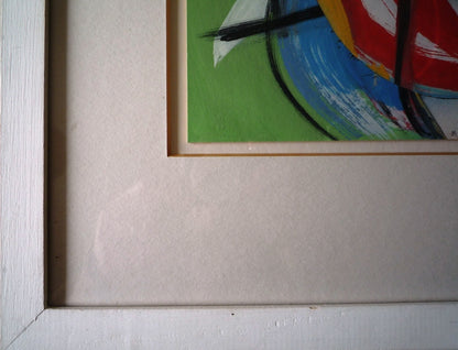 Martin Lanyon Abstract mixed media and collage