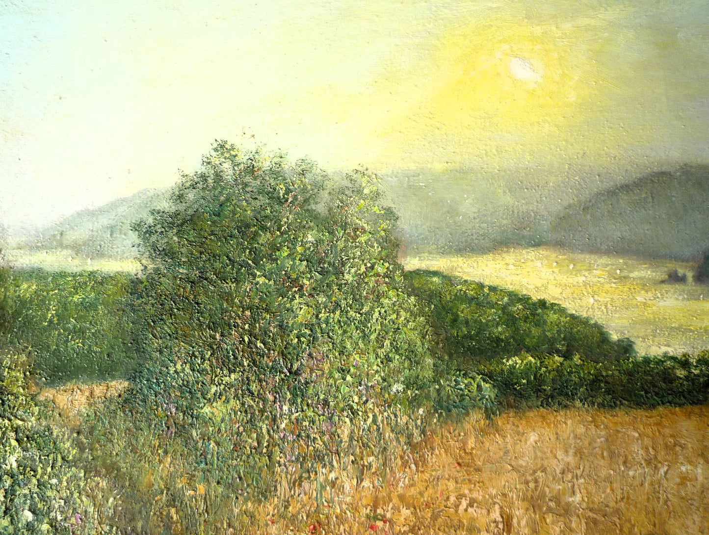 Michael Strang Salcombe Estuary Landscape oil on canvas