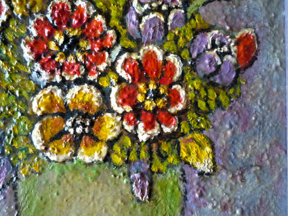 Norman Bray Modern British Still Life Flowers in a Vase