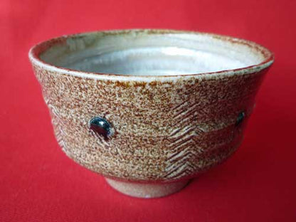 Winchcombe Pottery Ray Finch Incised Tea Bowl