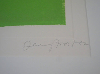 Sir Terry Frost Lemon Green and Black limited edition signed print