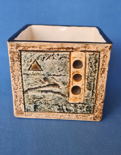 Troika Pottery Cube by Annette Walters